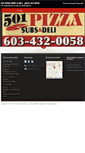 Mobile Screenshot of 501pizza.com